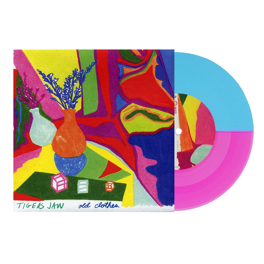 Tigers Jaw - Old Clothes Exclusive Limited Edition Blue & Neon Split 7