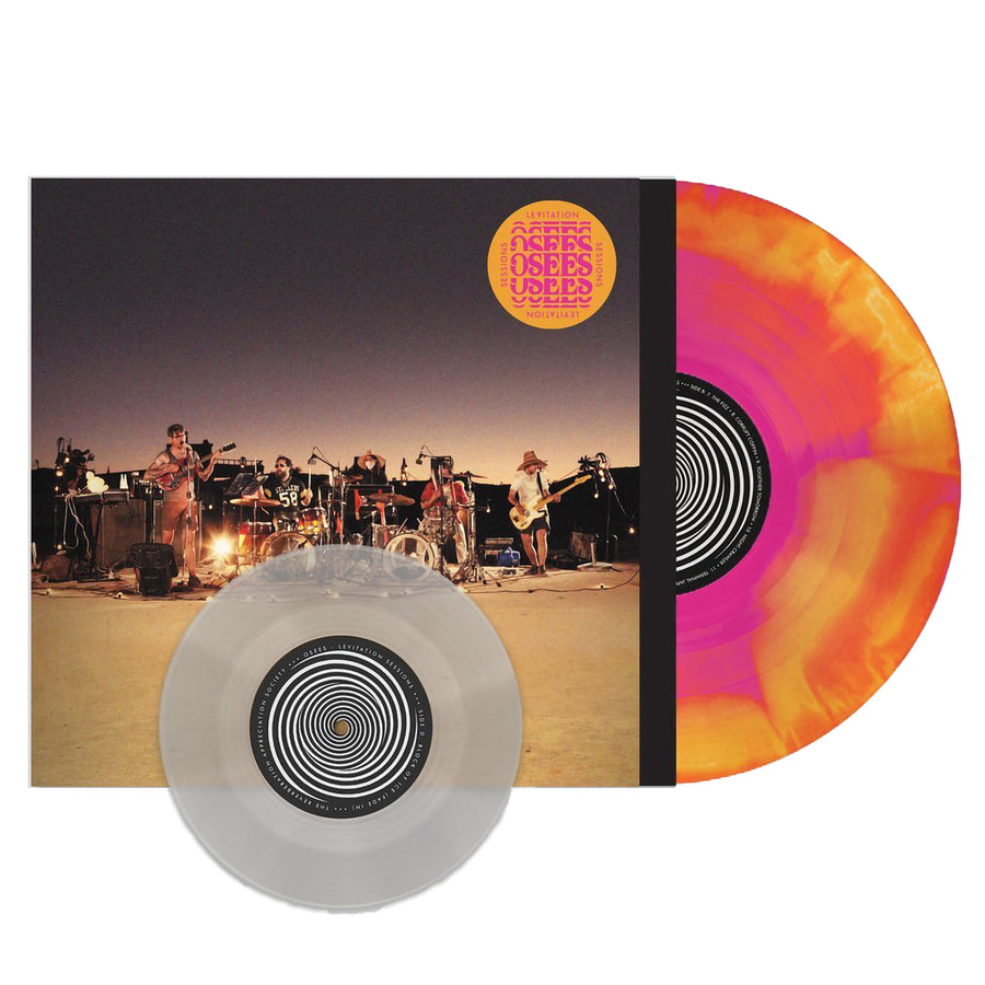 Osees - Levitation Sessions I Exclusive Orange Magenta Yellow Swirl Vinyl LP Limited Edition #1000 Copies