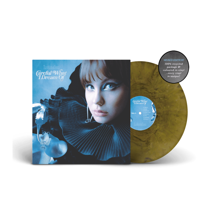 Lxandra - Careful What I Dream of Limited edition Signed Gold vinyl LP