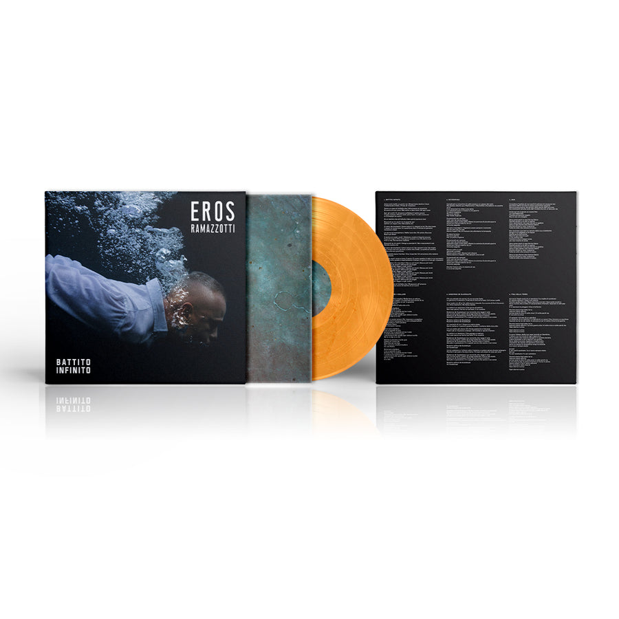 Eros Ramazzotti - Battito Infinito Exclusive Limited Edition Transparent Orange Color Vinyl LP Record