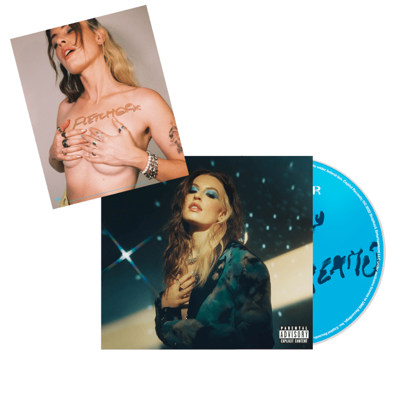 Fletcher Girl of My Dreams Exclusive Limited Edition Cloudy Aqua Color Vinyl LP with CD + Signed Art Card