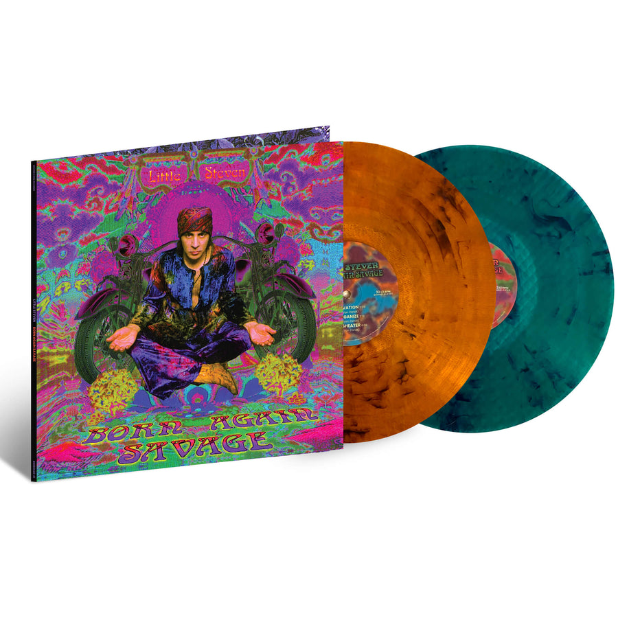 Little Steven & The Disciples of Soul - Born Again Savage Ltd Edition Orange & Teal Vinyl 2x LP Record