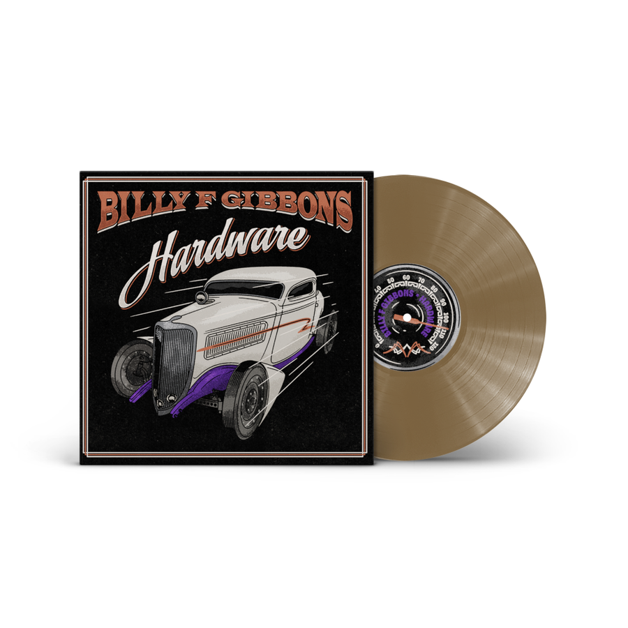 Billy F Gibbons - Hardware Limited edition Gold Vinyl LP Record