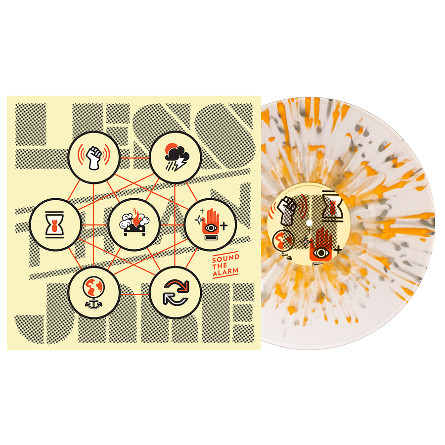 Less Than Jake ‎- Sound The Alarm Limited Edition Clear  w/ Splatter Vinyl LP Record
