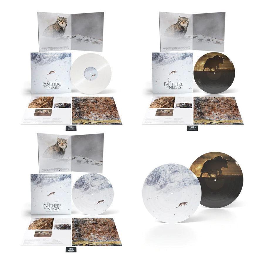Nick Cave & Warren Ellis - La Panthere Des Neiges OST Exclusive Limited Edition Clear/Picture Disc Vinyl 2x LP Record