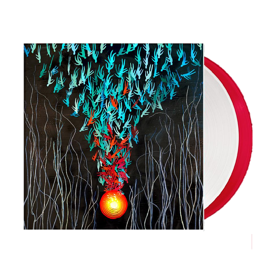 Bright Eyes Down In The Weeds Where The World Once Was Transparent Red & Clear 2x LP Vinyl Record