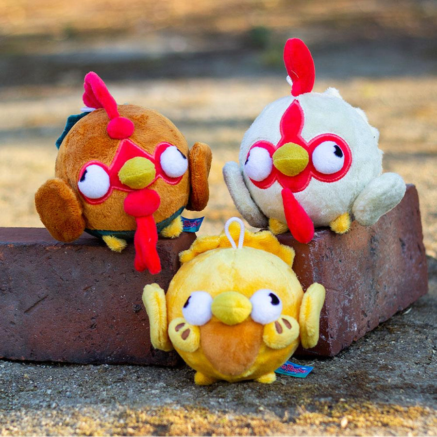 Slime Rancher Collector's bundle Roostro, Hen Hen, Chickadoo 3 Plushies Pack Soft cuddly Toys
