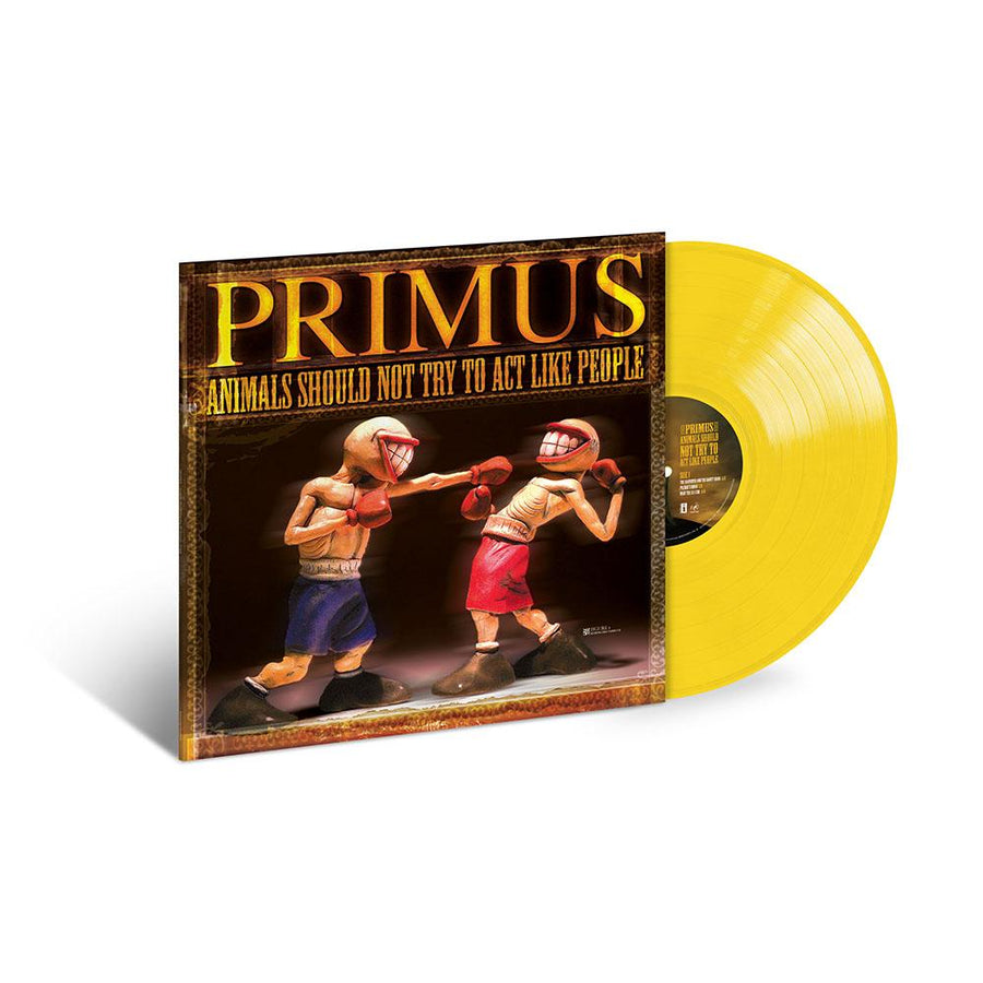 Primus - Animals Should Not Try To Act Like People Exclusive Limited Edition Opaque Yellow LP