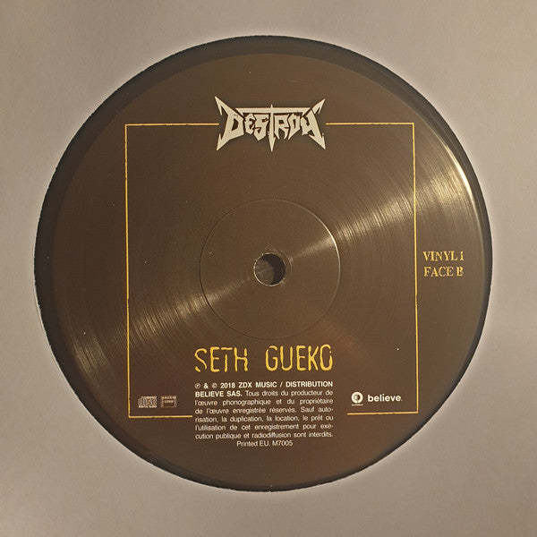 Seth Gueko ‎- Destroy Exclusive Limited Edition Brown Vinyl [2LP_Record]