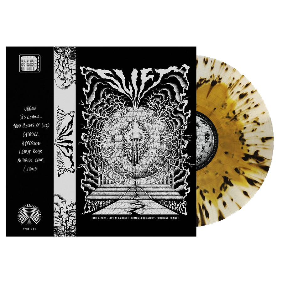 Slift - Live Splatter Exclusive Golden Satellite Milky Clear with Gold Swirl + Black Splatter Vinyl 2x LP Limited Edition #500 Copies