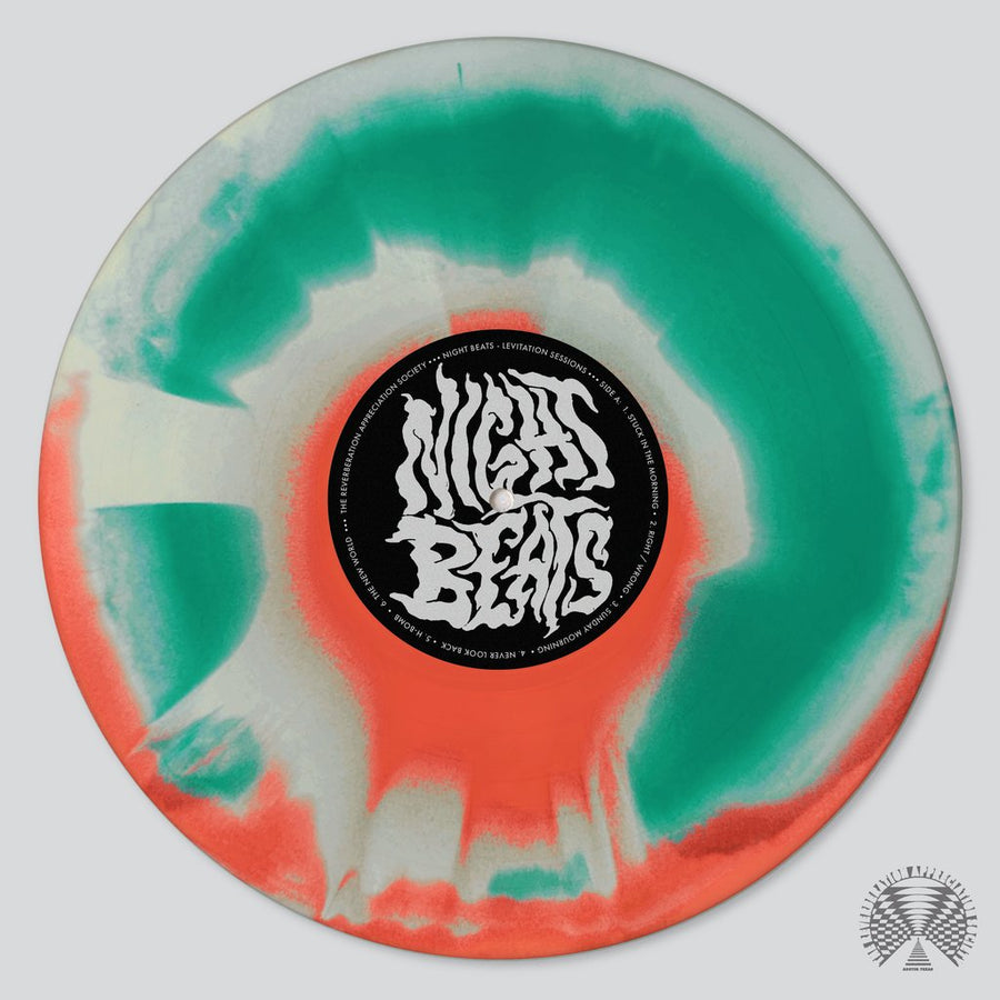 Night Beats - Levitation Sessions Exclusive Tri-Color Swirl Vinyl LP Limited Edition #500 Copies