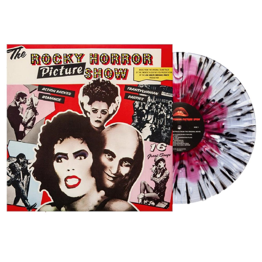 Soundtrack Rocky Horror Picture Show Exclusive Red/Clear With Black/White Splatter Vinyl LP