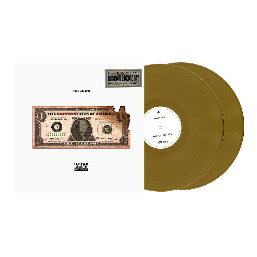 Royce Da 5'9  - The Allegory Limited Edition Opaque Gold 2x LP Vinyl Record Store Day 2021 Edition