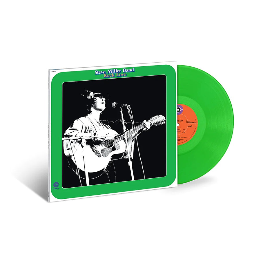 Steve Miller Band - Rock Love Exclusive Limited Edition Transparent Green Color Vinyl LP Record