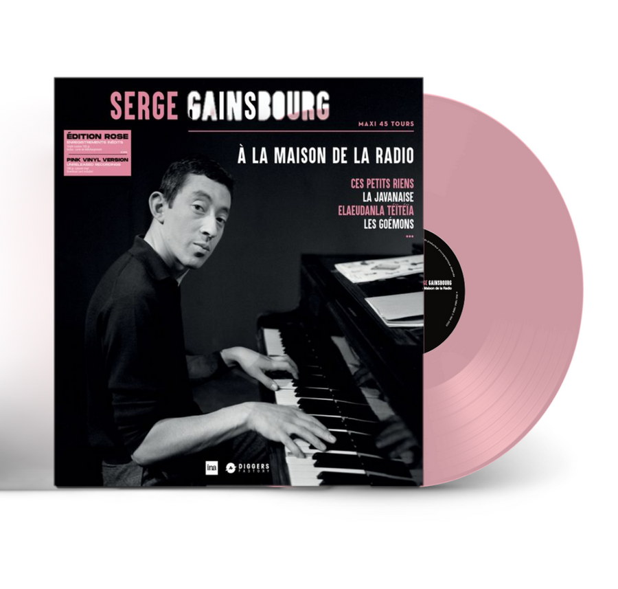 Serge Gainsbourg ‎– À La Maison De La Radio Exclusive Pink Vinyl LP_Record Limited Edition 2000 Album Copies Released