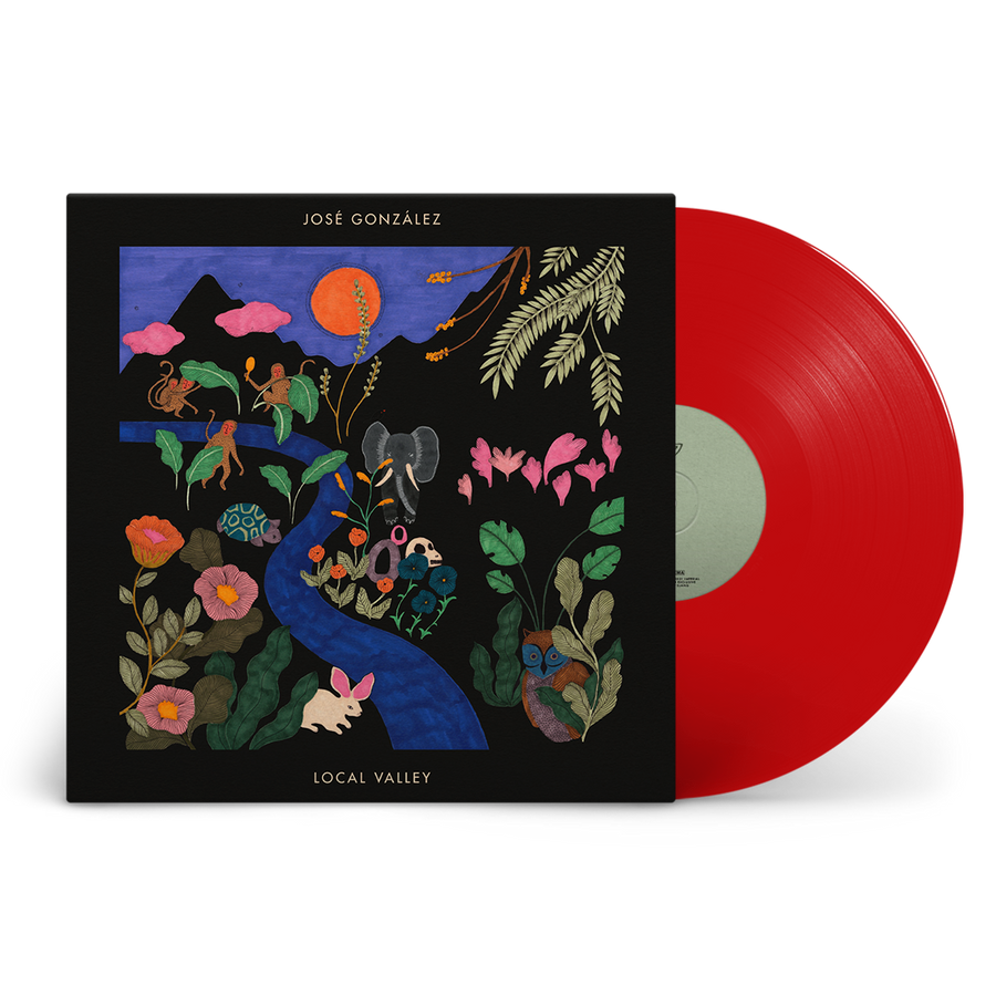 Jose Gonzalez - Local Valley Exclusive Red Color Vinyl LP Including Hand Signed Art Print