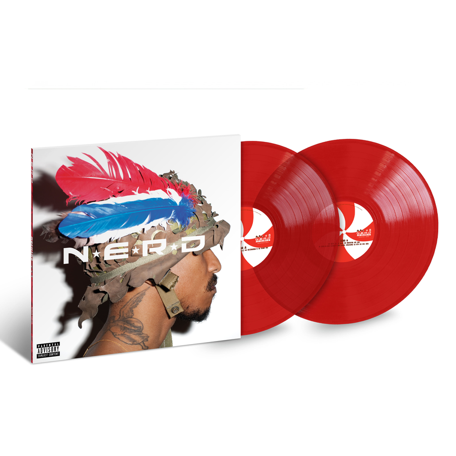 N.E.R.D - Nothing Limited Edition 2x LP Translucent Red Color Vinyl Record