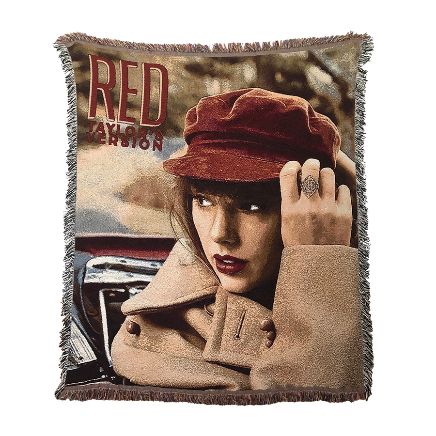 Taylor swift Exclusive Red Album Cover Woven Blanket