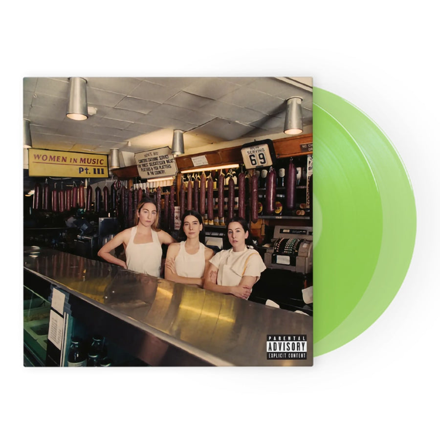 HAIM - Women In Music Pt. III Limited Exclusive Translucent Lime Colored Vinyl 2xLP