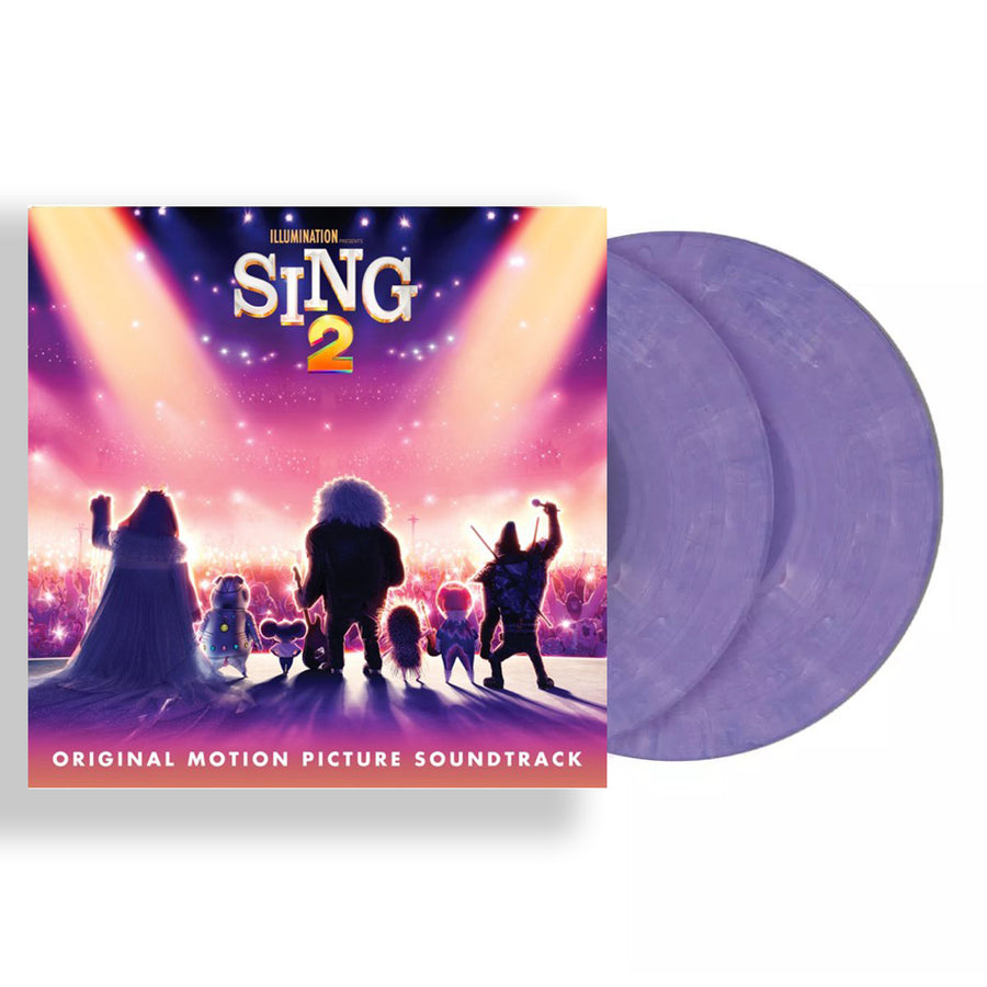 Sing 2 Original Motion Picture Soundtrack Exclusive 2x LP Purple Marbled Color Vinyl Record