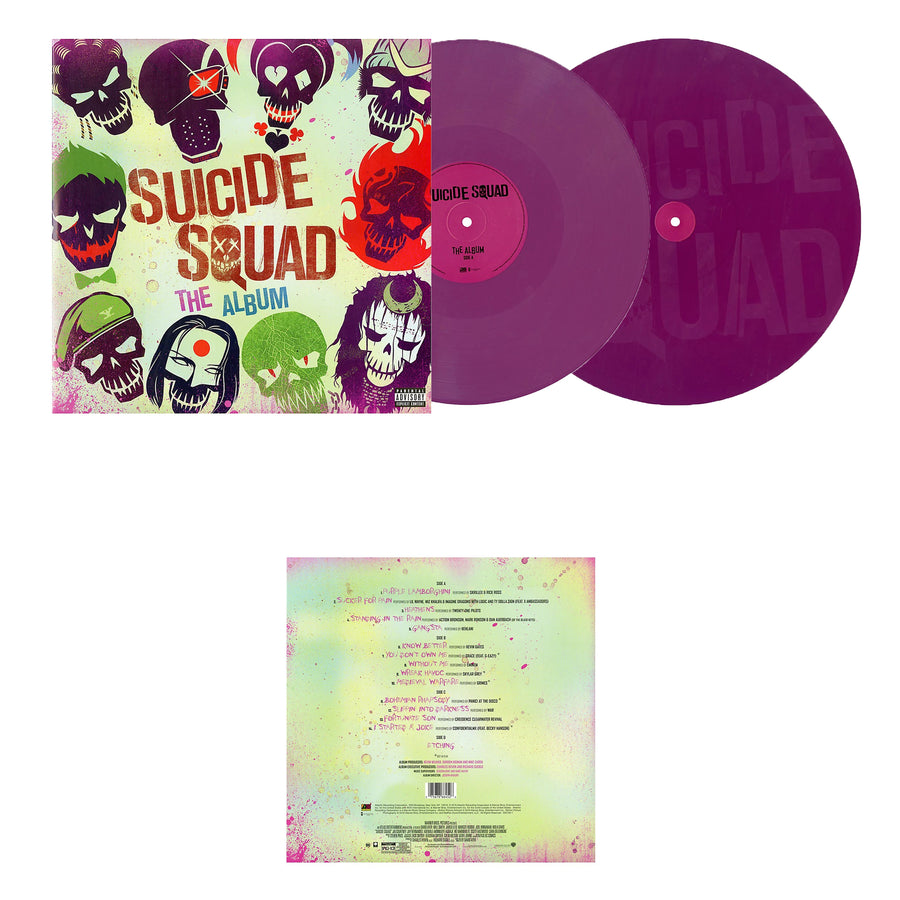 Suicide Squad - The Album Exclusive The Joker Purple Color Vinyl 2x LP Record