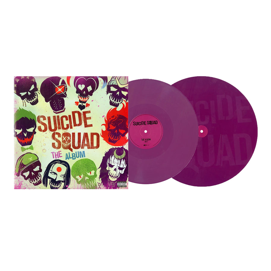 Suicide Squad - The Album Exclusive The Joker Purple Color Vinyl 2x LP Record