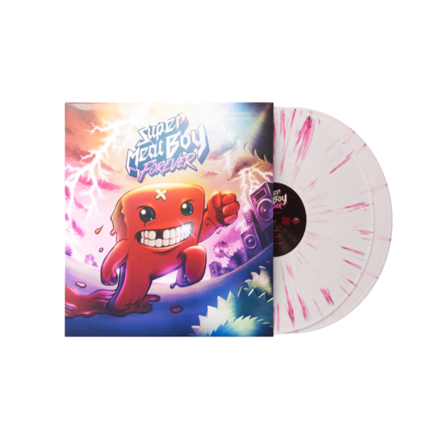 Ridiculon - Super Meat Boy Forever Original Soundtrack Exclusive Red/Pink Splitter Vinyl 2x LP Record