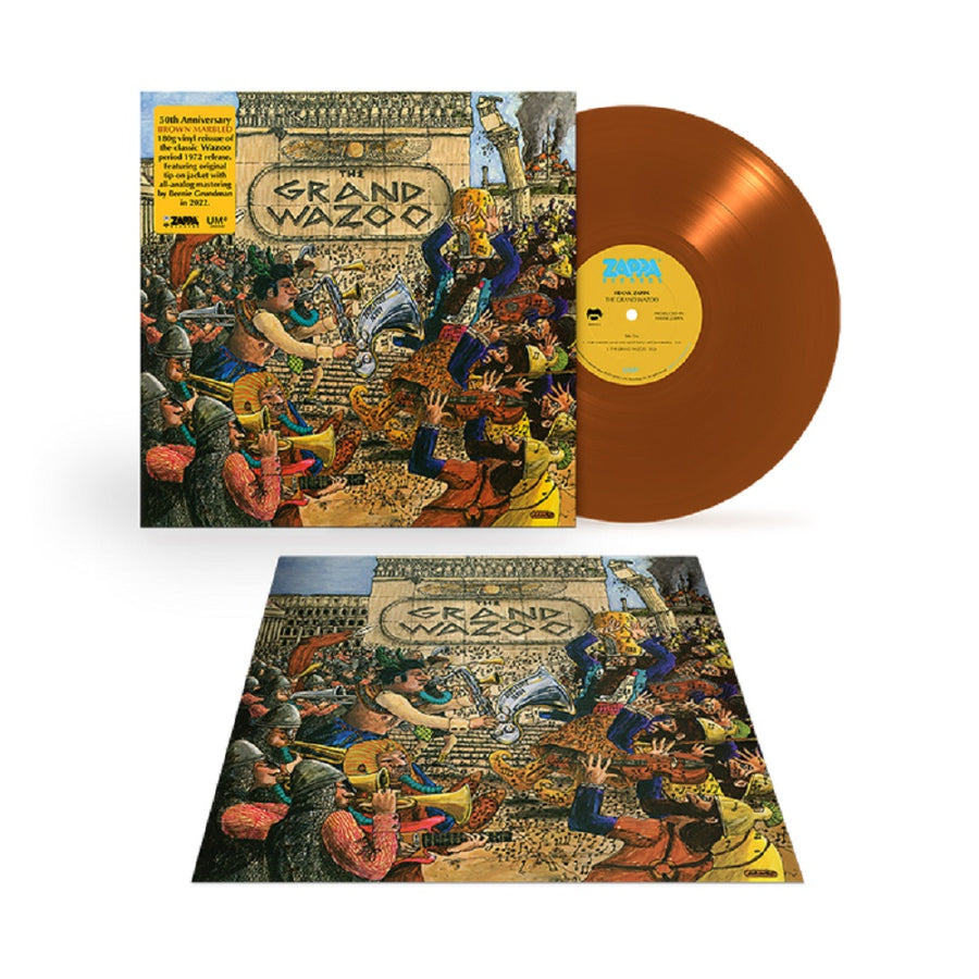 Frank Zappa  -  The Grand Wazoo Exclusive Limited Edition Brown with Black Marble Vinyl Record