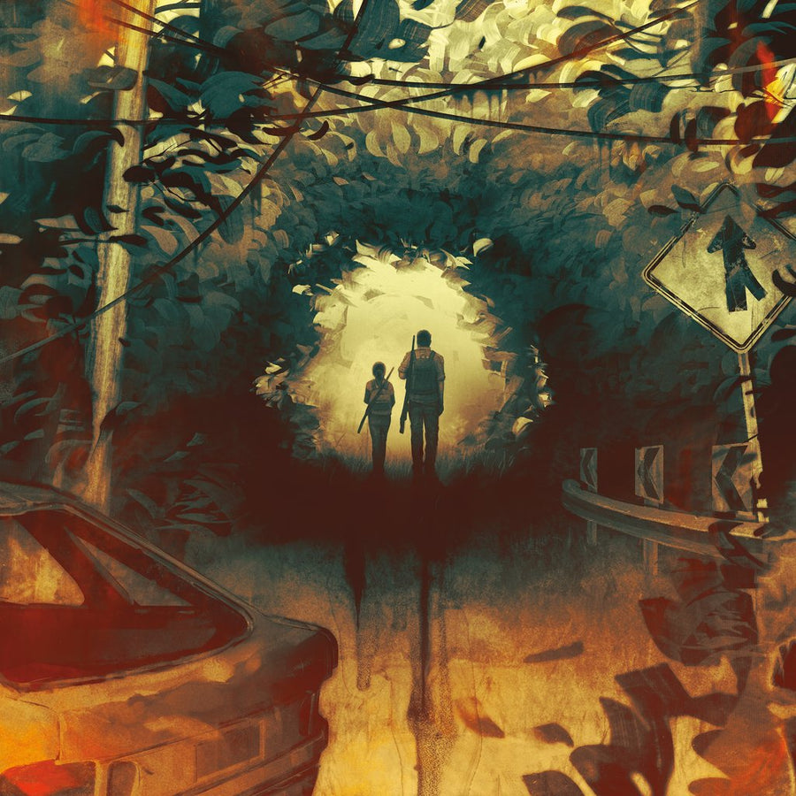 The Last Of Us: Original Score Volume One 2XlP Dark Green W/ Blue & White Splatter Vinyl