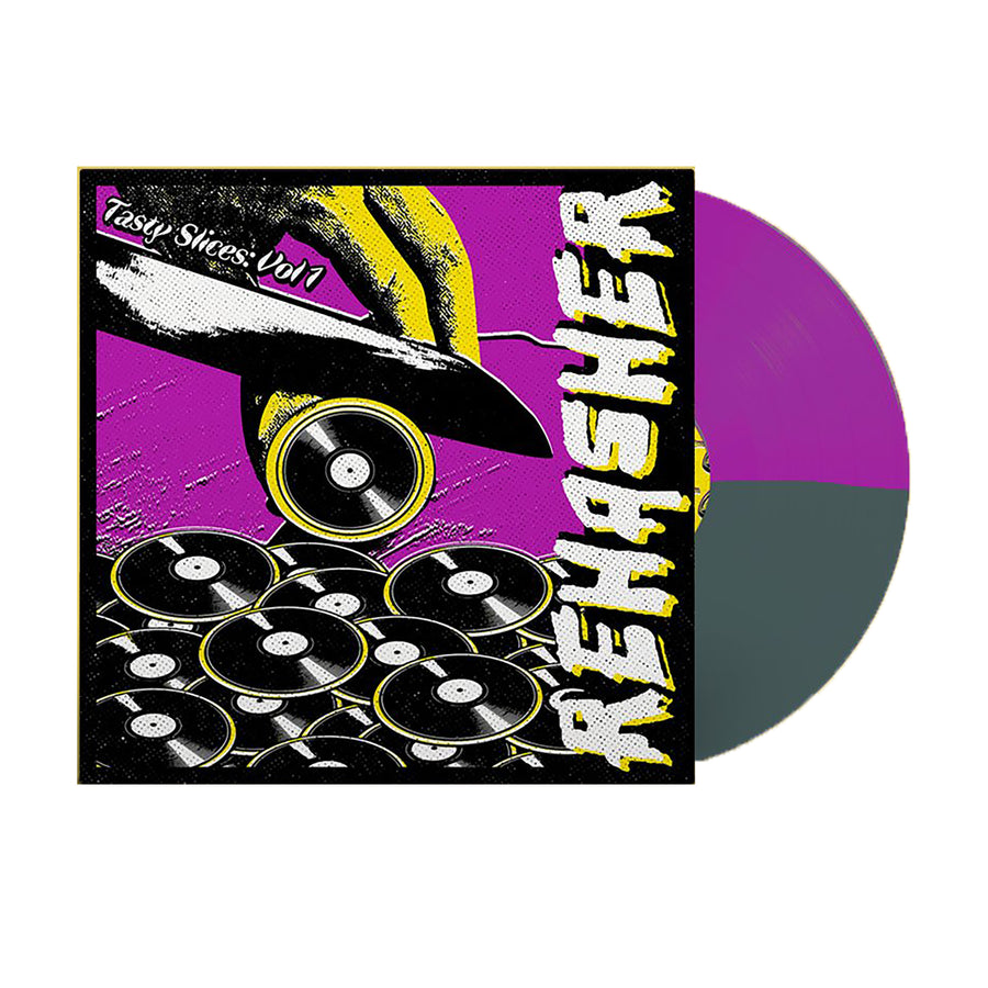 Rehasher - Tasty Slices Vol. 1 Exclusive Half Pink/Half Gray LP Vinyl Record# 333