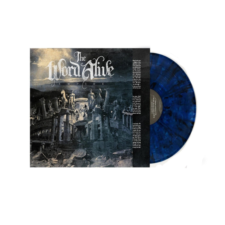 The Word Alive - Empire Blue/Black Smoke Colored Vinyl LP Limited Edition #500 Copies