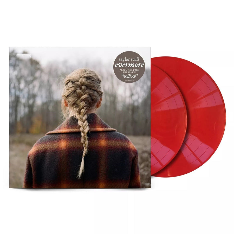 Taylor Swift - Evermore Exclusive Red Colored 2x LP Vinyl Record Limited Edition