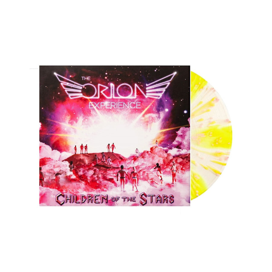 The Orion Experience - Children Of The Stars Exclusive Yellow Pinwheel With Pink Splatter Color Vinyl LP Limited Edition #150 Copies