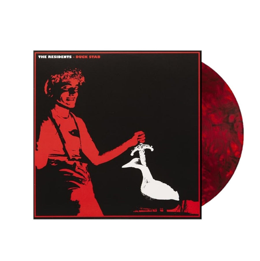 The Residents - Duck Stab Exclusive Limited Edition Fire Orange With Black Streaks Vinyl LP Record