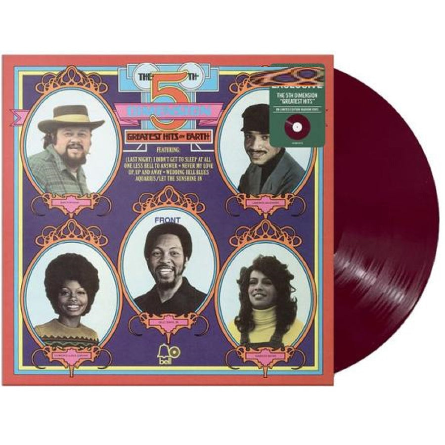 The 5th Dimension - Greatest Hits On Earth Exclusive Limited Edition Maroon Color Vinyl LP Record