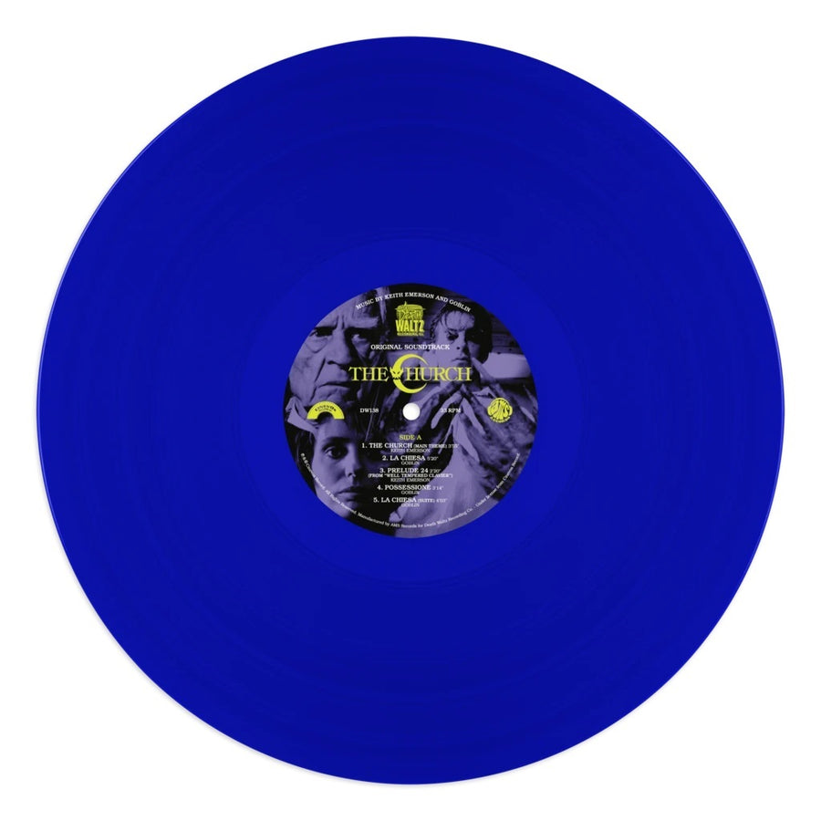 Keith Emerson & Goblin ‎- The Church OST Limited Edition Translucent Blue Vinyl LP_Record