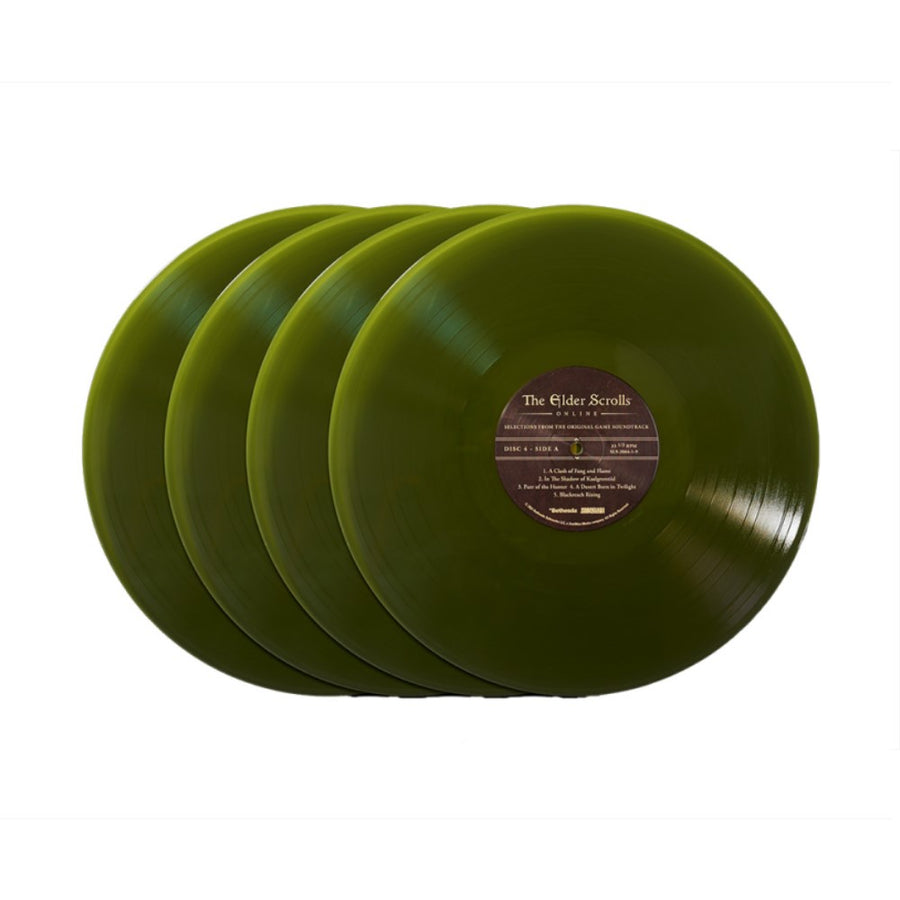 The Elder Scrolls Online | Selections From The Original Game Soundtrack Exclusive Forest Green Color 4x LP Vinyl Box Set