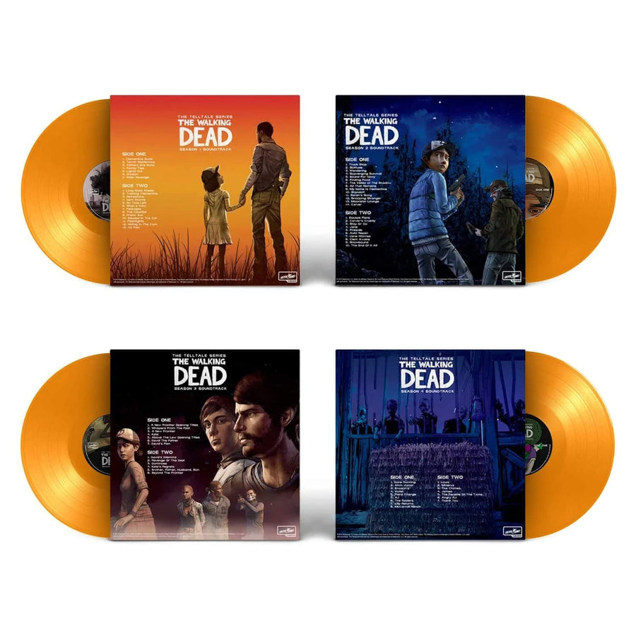 The Telltales Series The Walking Dead (Soundtrack Collection) Exclusive Limited Edition Yellow Opaque Colored 4x Vinyl LP Box Set