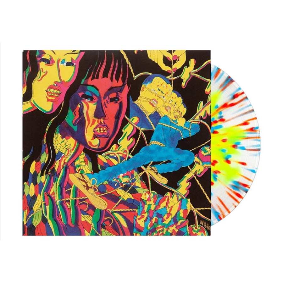 Thee Oh Sees - Drop Exclusive Limited Edition Neon Yellow In Clear With Blue & Red Splatter LP Record