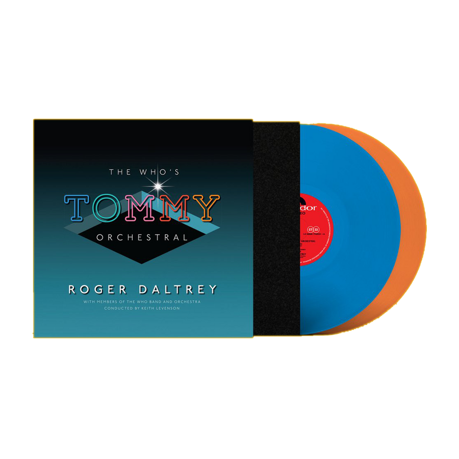 Roger Daltrey ‎– The Who‘s Tommy Orchestral Blue and Orange Color 2LP Vinyl