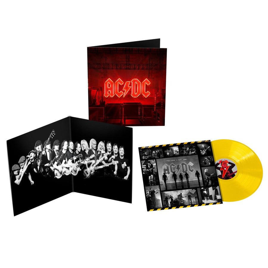 AC/DC  - Power Up Exclusive Transparent Yellow Vinyl Album LP_Record