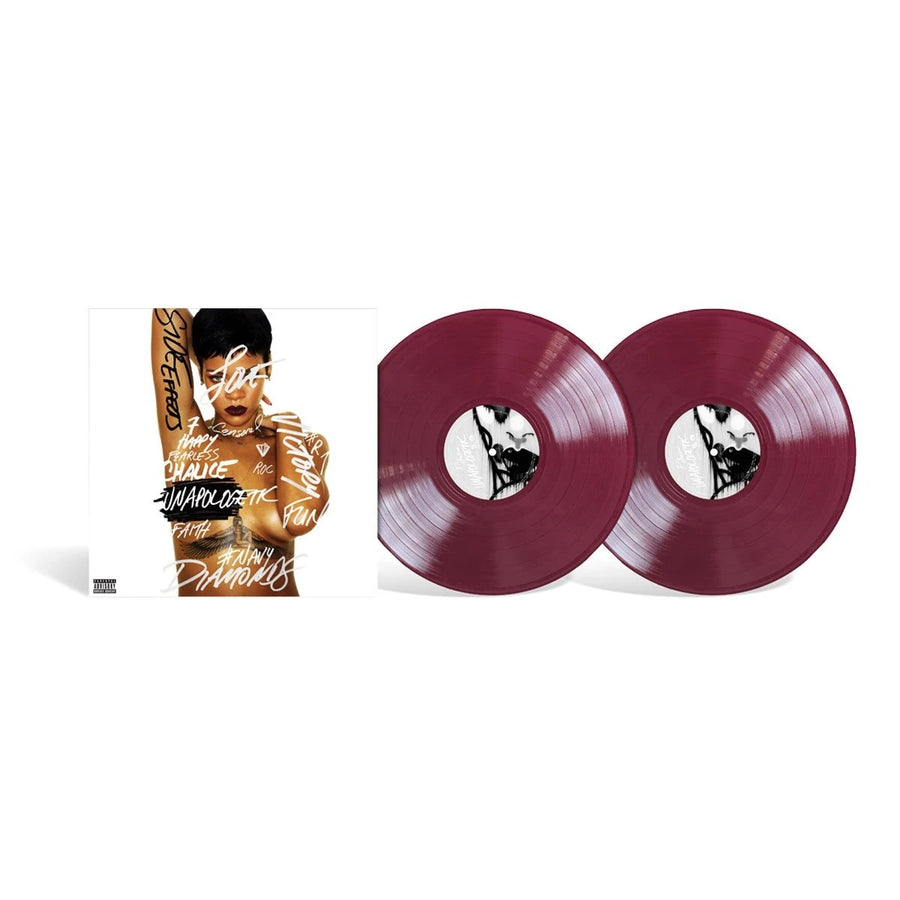 Rihanna -  Unapologetic Limited Edition 2x LP Opaque Fruit Punch Color Vinyl Record
