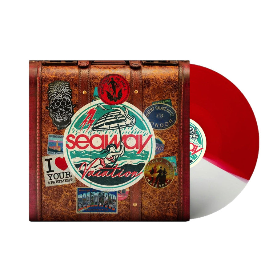 Seaway - Vacation Exclusive Half Red/White Vinyl LP Limited Edition #200 Copies
