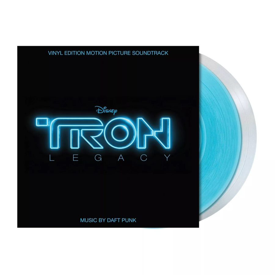 Tron 2010 Exclusive Transparent Blue and Clear 2x LP Vinyl Record, Various Artist