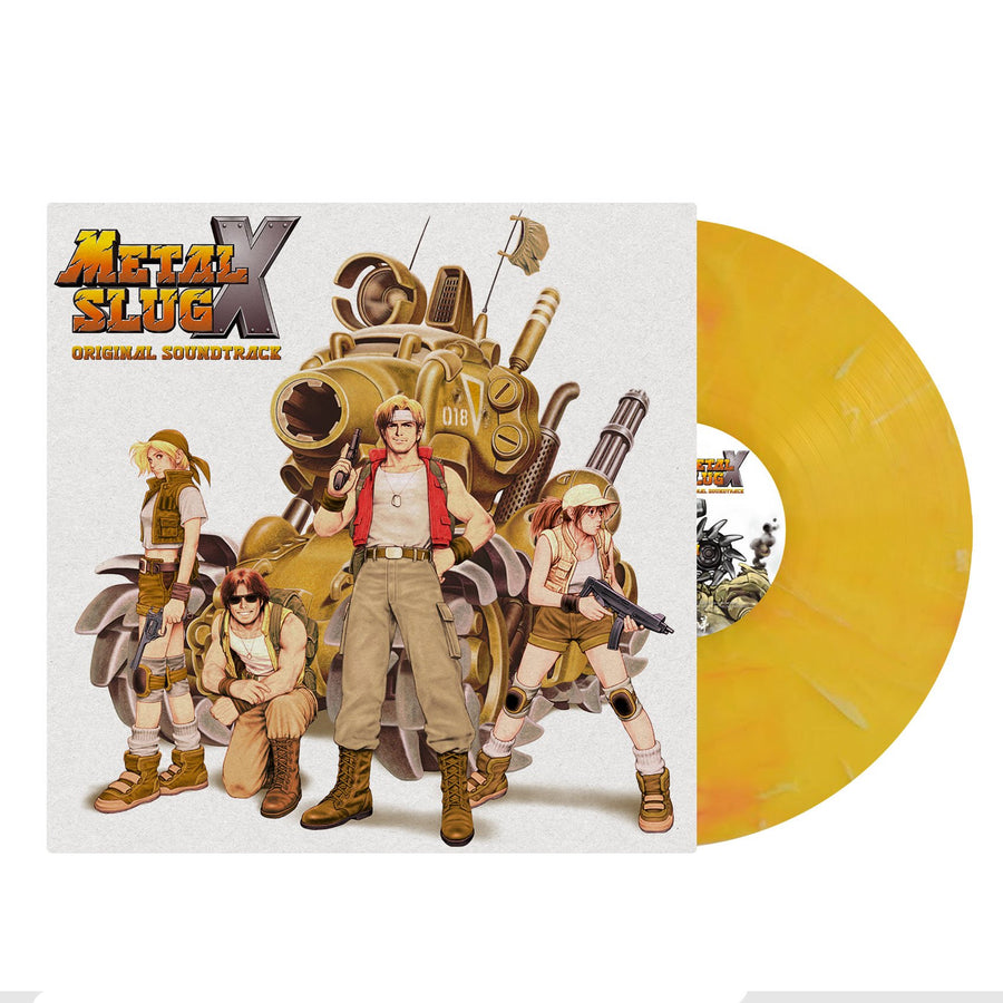 Metal Slug X Original Soundtrack Exclusive Dark Yellow Marble LP Vinyl Record 25th Anniversary Edition