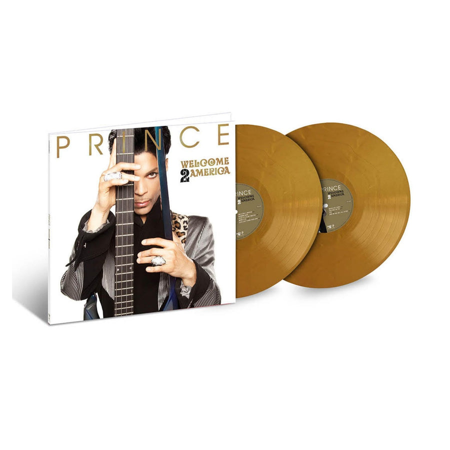 Prince - Welcome 2 America Exclusive Limited Edition Gold 2x LP Vinyl Record