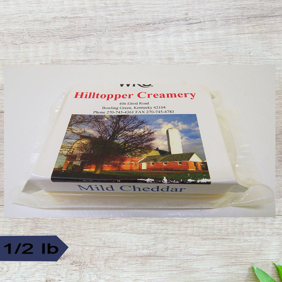 WKU Hilltopper Creamery Mild Cheddar Cheese 1/2 lb