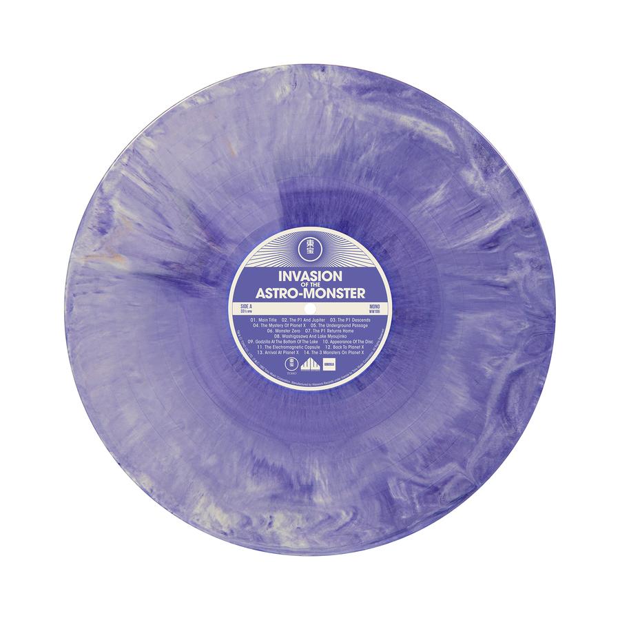 Godzilla Invasion of Astro Monster 1965 Soundtrack Purple Swirl Color Vinyl LP