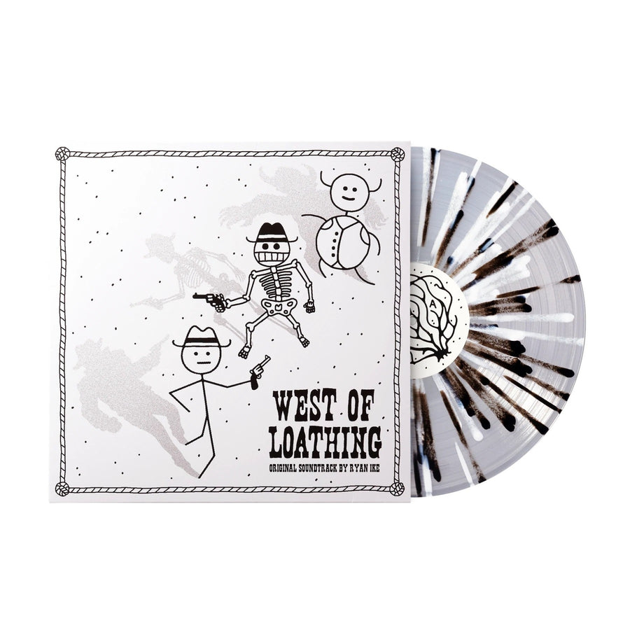 Ryan Ike - West of Loathing Original Game Soundtrack Limited Edition Clear with White/Black Splatter Vinyl LP Record
