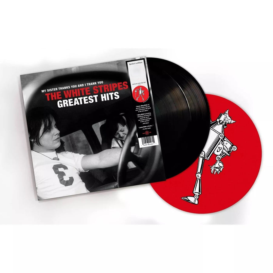 White Stripes - The White Stripes Greatest Hits Exclusive Black Vinyl Album With Slip Mate